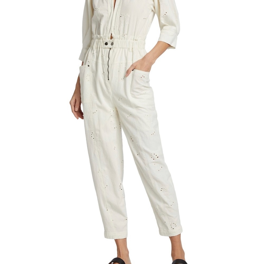 Free People Loving you eyelet jumpsuit